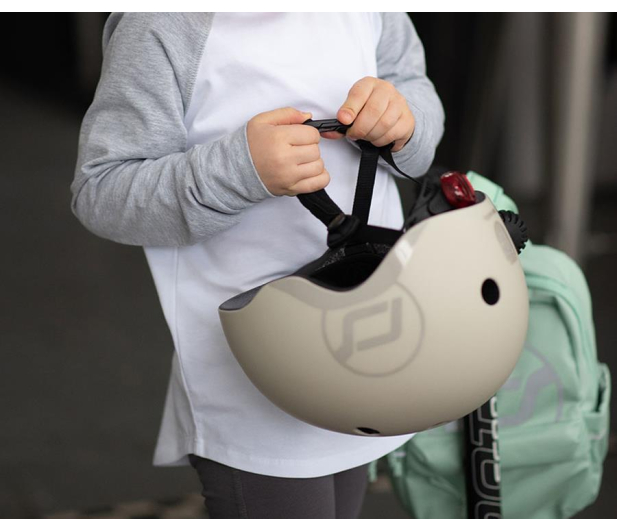 Scoot & Ride Kask Ochronny S-M dla dzieci 3+ Ash - 1014703 - zdjęcie 4